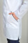 Medical gown for men Classic white / asphalt (544828) Medical gown for men Classic white / asphalt (544828) фото 3