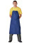 Rubberized blue apron with bib (220002) Rubberized blue apron with bib (220002) фото 1