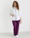 Medical suit for women Sakura white-purple 124-346-678 / 317-346-679 (6613238) Medical suit for women Sakura white-purple 124-346-678 / 317-346-679 (6613238) фото 1