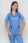 Medical stretch jacket Emelie-stretch. Blue (5437005) Medical stretch jacket Emelie-stretch. Blue (5437005) фото 1