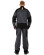 Suit worker "DIESEL" dark gray - semi-overalls and jacket (1282) Suit worker "DIESEL" dark gray - semi-overalls and jacket (1282) фото 11