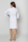 Robe Lily. COTTON. White + menthol + caribbean (edging) (5411149) Robe Lily. COTTON. White + menthol + caribbean (edging) (5411149) фото 4