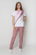 Suit Ice+Br. Virginia. COTTON. White + ash rose + pink / ash rose (5410047) Suit Ice+Br. Virginia. COTTON. White + ash rose + pink / ash rose (5410047) фото 8