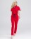 Medical coveralls women's Dallas red with blue stitching 127-339-715 (6613210) Medical coveralls women's Dallas red with blue stitching 127-339-715 (6613210) фото 7