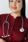 Women's medical gown Valerie Marsala +SIZE 156-326-677 (6625326) Women's medical gown Valerie Marsala +SIZE 156-326-677 (6625326) фото 6