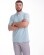 Medical polo for men sky blue 148-438-677 (6613765) Medical polo for men sky blue 148-438-677 (6613765) фото 3