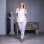 Medical trousers for women "Avicenna" white (534268) Medical trousers for women "Avicenna" white (534268) фото 1