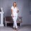Medical trousers for women "Avicenna" white (534268) Medical trousers for women "Avicenna" white (534268) фото 4