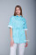 Women's medical blouse "Daria" cornflower-blue (3399130) Women's medical blouse "Daria" cornflower-blue (3399130) фото 7