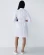 Medical gown for women Osaka white 506-324-945 (6637722) Medical gown for women Osaka white 506-324-945 (6637722) фото 2