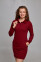 POLO classic dress, long sleeve. Marsala (Lacoste) (544604) POLO classic dress, long sleeve. Marsala (Lacoste) (544604) фото 2