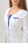 Халат медицинский Фламинго. COTTON. Белый + электрик (отделка) (544788) Халат медицинский Фламинго. COTTON. Белый + электрик (отделка) (544788) фото 3