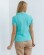 Медицинское поло женское светло-бирюзовое с вышивкой Зубик 147-426-636 (6613403) Медицинское поло женское светло-бирюзовое с вышивкой Зубик 147-426-636 (6613403) фото 3