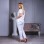 Women's medical blouse "Avicenna" white (534267) Women's medical blouse "Avicenna" white (534267) фото 6