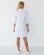 Medical gown women's Manhattan white-gray 157-366-679 (6613597) Medical gown women's Manhattan white-gray 157-366-679 (6613597) фото 3
