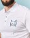 Medical polo men's white embroidered Zubik 148-324-636 (6613750) Medical polo men's white embroidered Zubik 148-324-636 (6613750) фото 2
