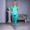 Women's medical blouse "Avicenna" light green (534260) Women's medical blouse "Avicenna" light green (534260) фото 2