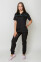 Костюм медицинский черный Батерфляй с джоггерами. COTTON (5410071) Костюм медицинский черный Батерфляй с джоггерами. COTTON (5410071) фото 14