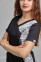 Jacket Marina black / newspaper (545013) Jacket Marina black / newspaper (545013) фото 3