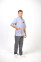 Bravery men's medical jacket, 1/2 sleeve. Smoke / asphalt (545031) Bravery men's medical jacket, 1/2 sleeve. Smoke / asphalt (545031) фото 1