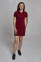 POLO classic dress, short sleeve. Bordeaux (544611) POLO classic dress, short sleeve. Bordeaux (544611) фото 3