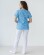 Медицинский костюм с принтом женский Топаз Dentist blue/white 137-324-776 (6613278) Медицинский костюм с принтом женский Топаз Dentist blue/white 137-324-776 (6613278) фото 2