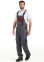 Worker suit "ULTRA" burgundy - bib overall with jacket (1240) Worker suit "ULTRA" burgundy - bib overall with jacket (1240) фото 8