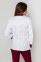 Milana+Br. skinny suit. Long sleeve. COTTON. White / marsal (5410143) Milana+Br. skinny suit. Long sleeve. COTTON. White / marsal (5410143) фото 6