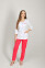 Flamingo+ Br. skinny suit. COTTON. White / coral (544647) Flamingo+ Br. skinny suit. COTTON. White / coral (544647) фото 2