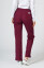 Women's medical trousers straight "Sofia" burgundy (7700302) Women's medical trousers straight "Sofia" burgundy (7700302) фото 2