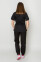Костюм медицинский черный Батерфляй с джоггерами. COTTON (5410071) Костюм медицинский черный Батерфляй с джоггерами. COTTON (5410071) фото 11