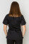 Костюм медицинский черный Батерфляй с джоггерами. COTTON (5410071) Костюм медицинский черный Батерфляй с джоггерами. COTTON (5410071) фото 10