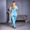 Women's medical blouse "Avicenna" blue (5336865) Women's medical blouse "Avicenna" blue (5336865) фото 7