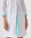 Medical gown women's Olivia buttoned white-menthol 159-464-677 (6613593) Medical gown women's Olivia buttoned white-menthol 159-464-677 (6613593) фото 8