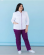 Medical suit for women Sakura white-purple 124-346-678 / 317-346-679 (6613238) Medical suit for women Sakura white-purple 124-346-678 / 317-346-679 (6613238) фото 10
