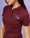 Medical polo for women cherry with embroidery Medicine 147-416-637 (6613410) Medical polo for women cherry with embroidery Medicine 147-416-637 (6613410) фото 2